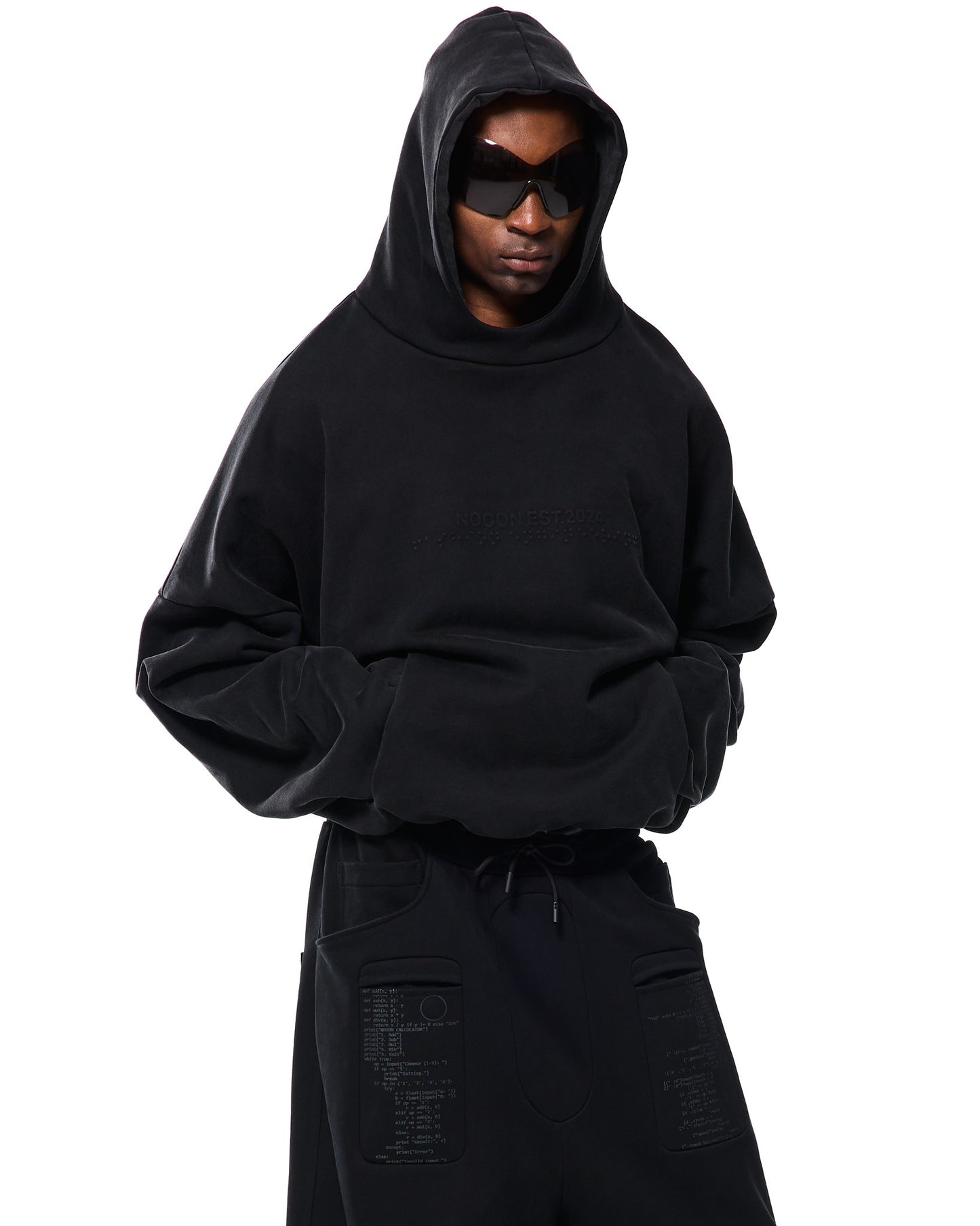 NOOON EMBOSSED HOODIE