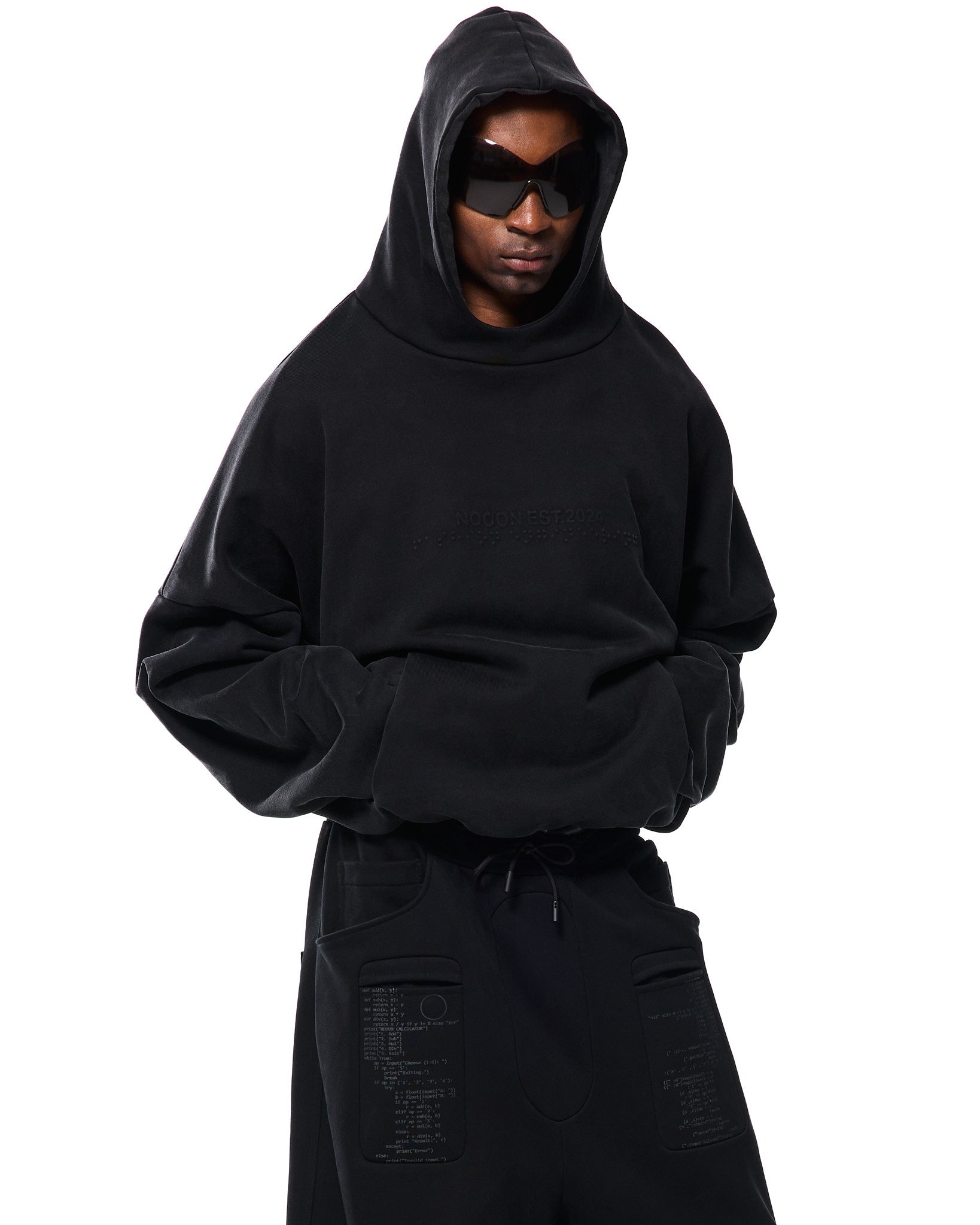 NOOON EMBOSSED HOODIE