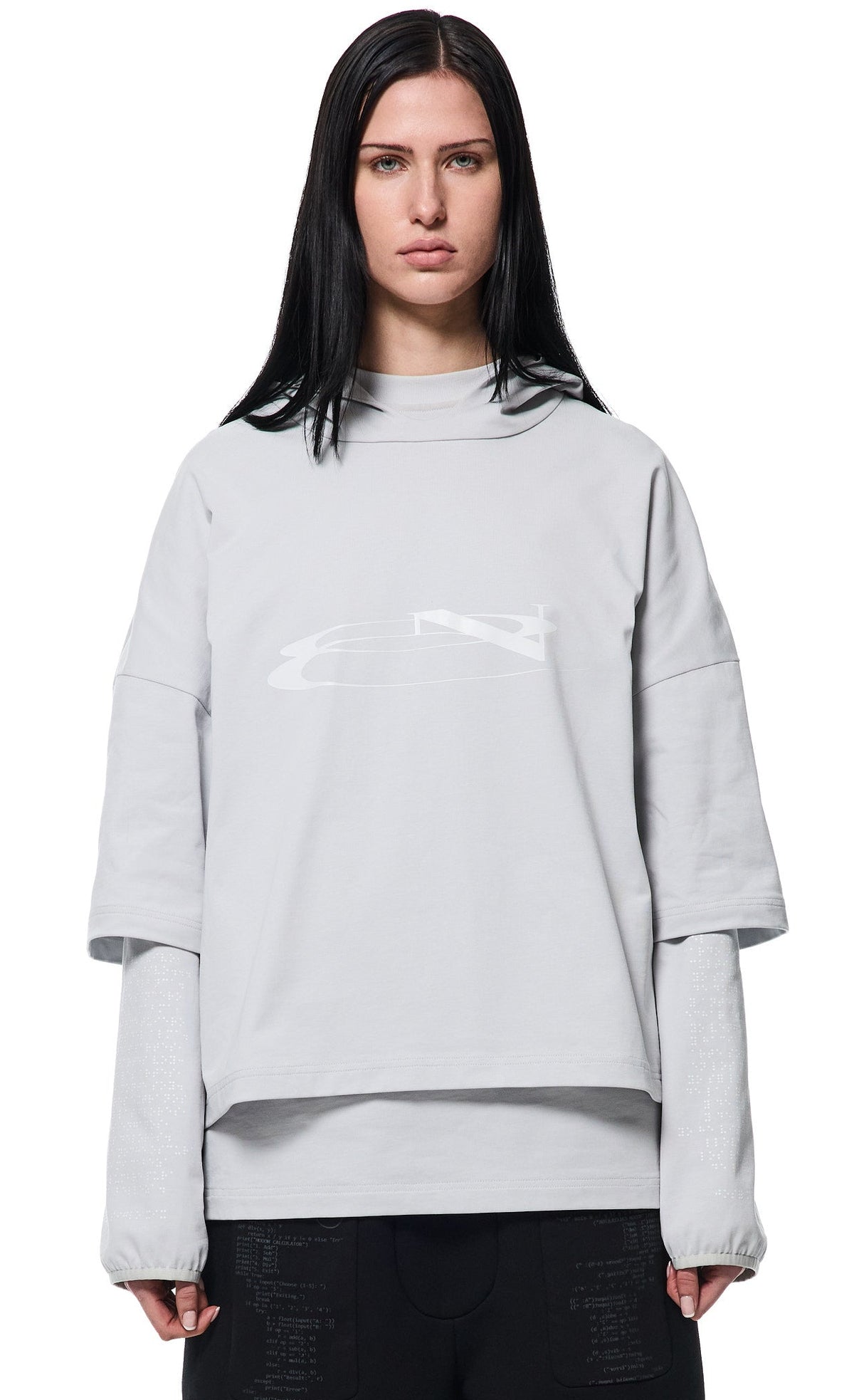 NOOON TSHIRT W LONGSLEEVES — back view