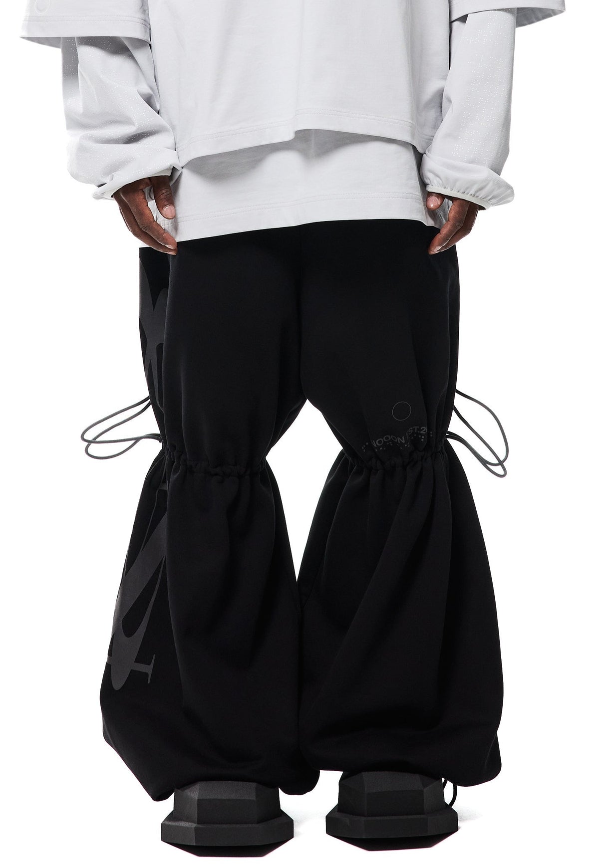 NOOON DRAWSTRING SWEATPANTS — back view