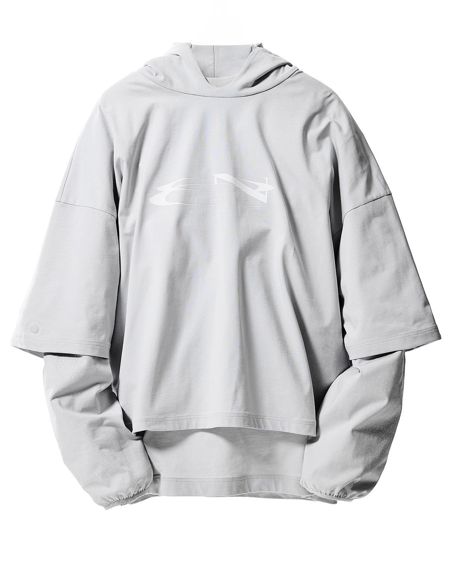 NOOON TSHIRT W LONGSLEEVES — front view