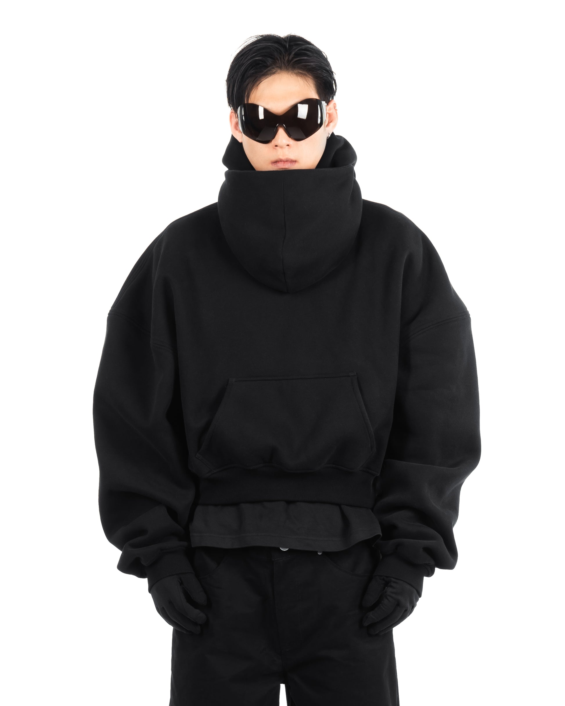 NOOON DOUBLE HOOD HOODIE