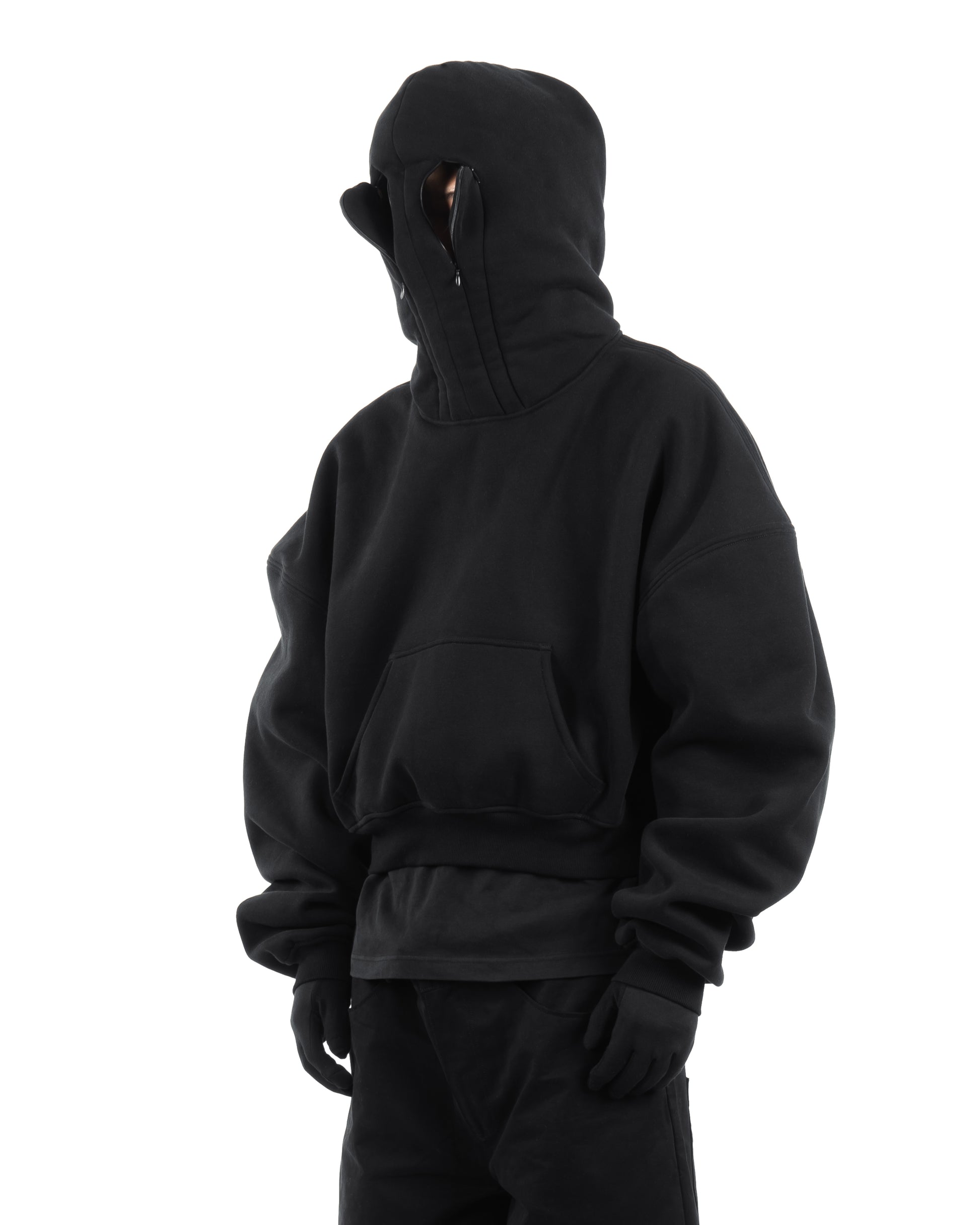 NOOON DOUBLE HOOD HOODIE