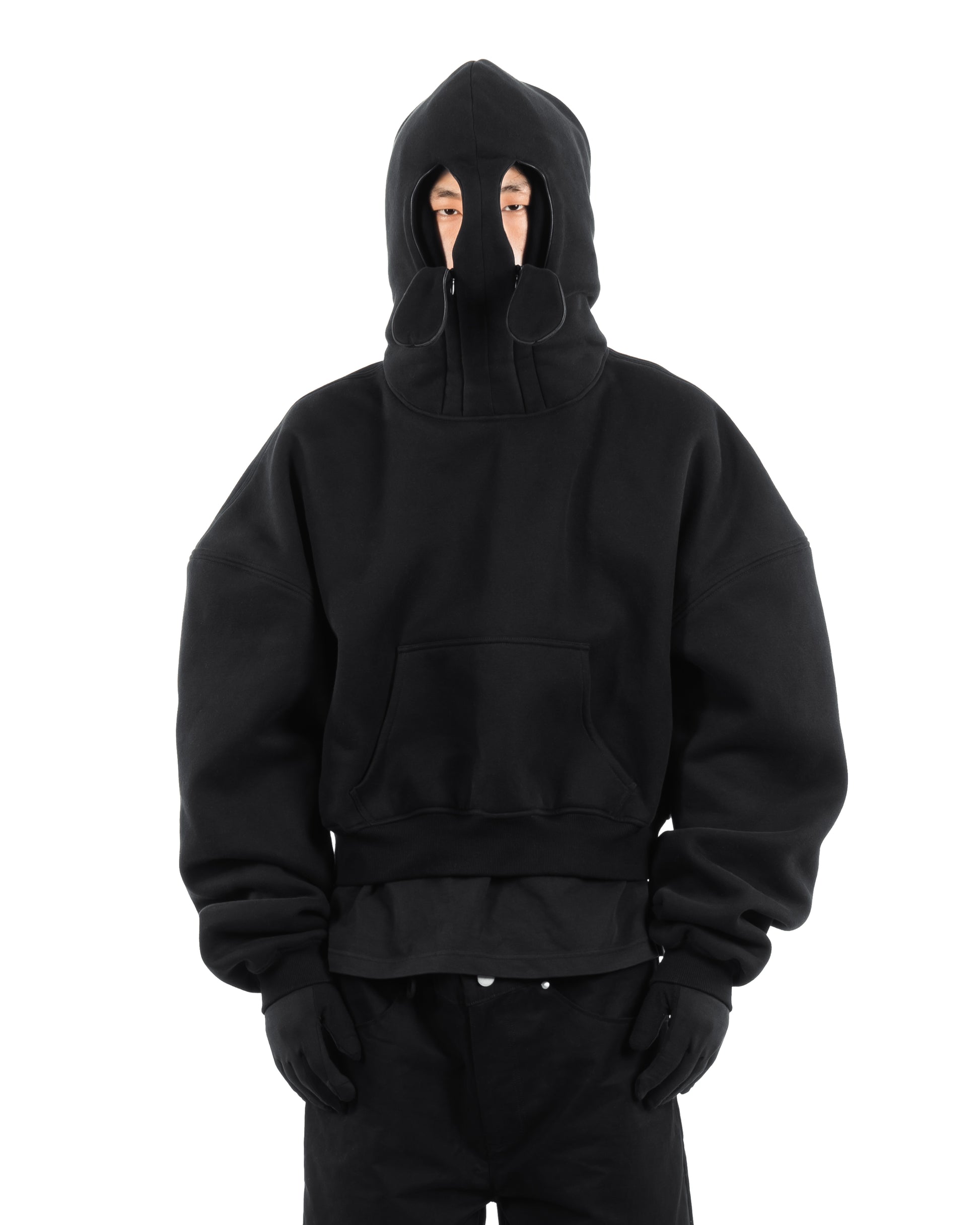 NOOON DOUBLE HOOD HOODIE