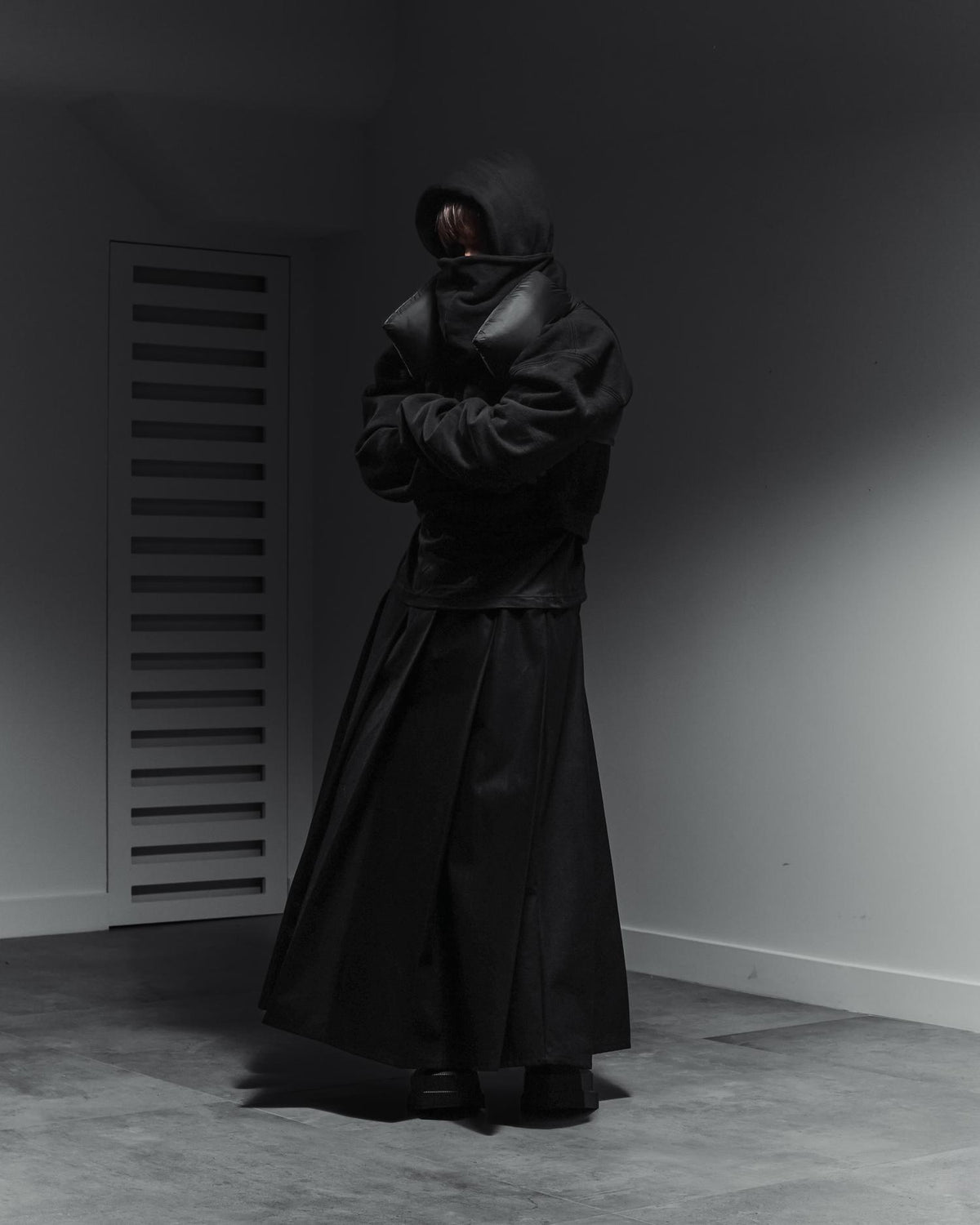 NOOON DOUBLE HOOD HOODIE