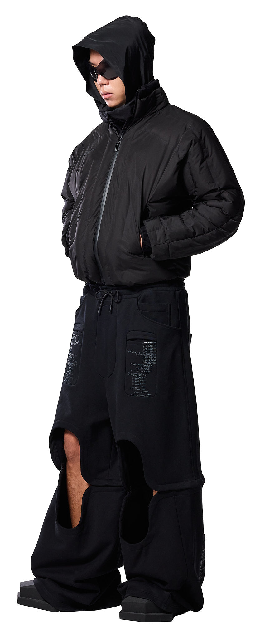 NOOON Compact Down Jacket — editorial close
